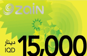 Zain Iraq card 15000