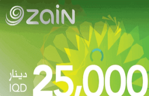 Zain Iraq card 25000